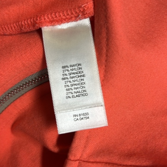 KENNETH COLE Orange ruched waist sheath dress size 6. - Picture 10 of 15